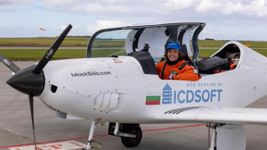 Фото - Подросток завершил кругосветку на самолете и побил два мировых рекорда